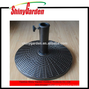 plastic resin outdoor umbrella base